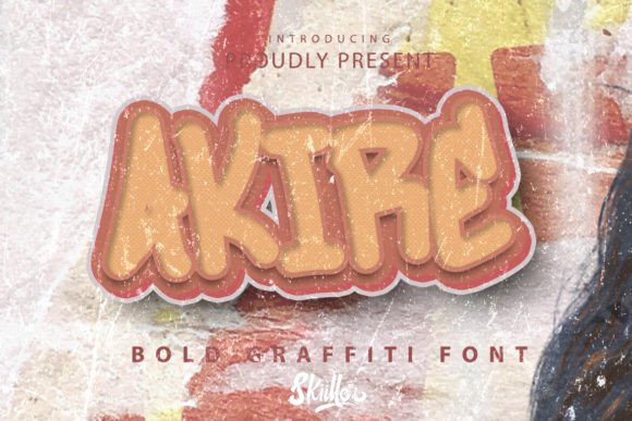 Akire Font: A Playful Display Typeface for Small Business Branding