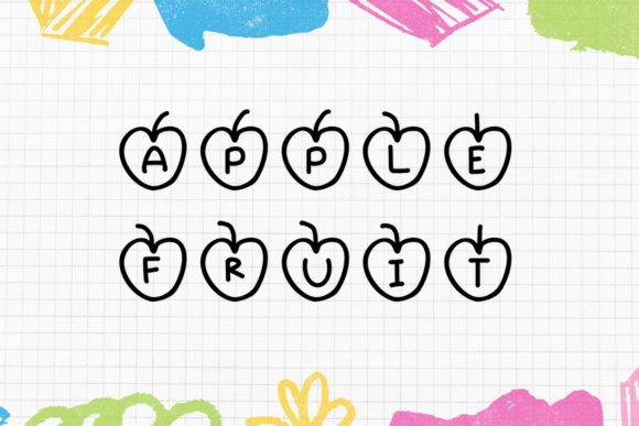 Apple Fruit Font: A Playful Display Typeface for Digital Creators