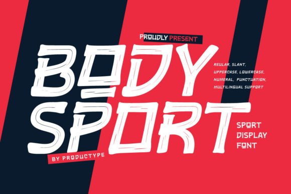 Bodysport Font: Power Up Your Craft Projects and Product Designs