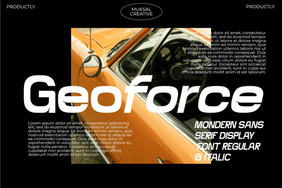 Build a Stronger Brand Identity with Geoforce Font
