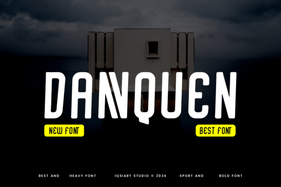 Dannquen: A Display Font That Makes Small Brands Look Big