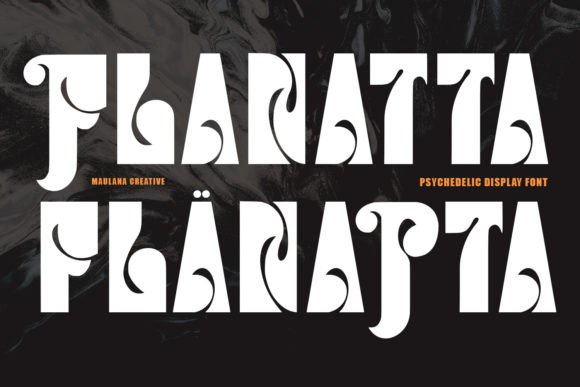 Flanatta Brings Vintage Psychedelic Character to Editorial Design
