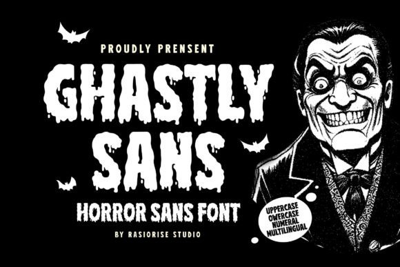 Ghastly Sans: A Horror Display Font for Small Business Branding