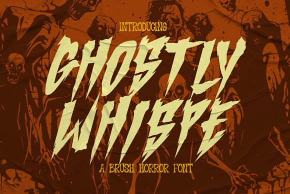 Ghoslty Whispe: A Display Font Built for Haunting Campaigns