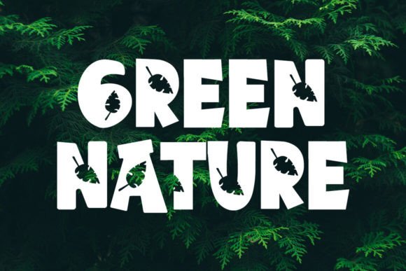Green Nature: A Display Font Built for Bold Marketing