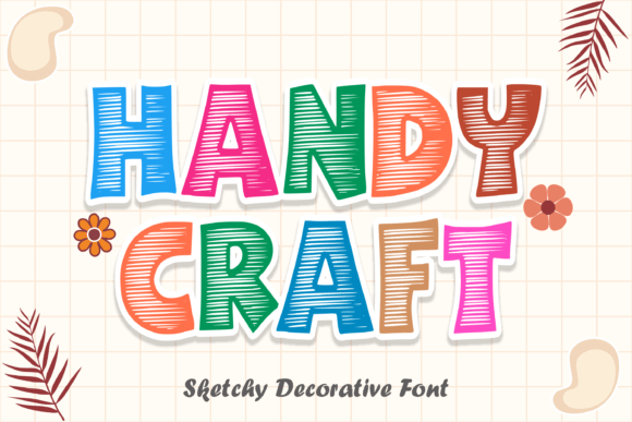 Handycraft: A Retro Display Font for Cheerful Authentic Branding