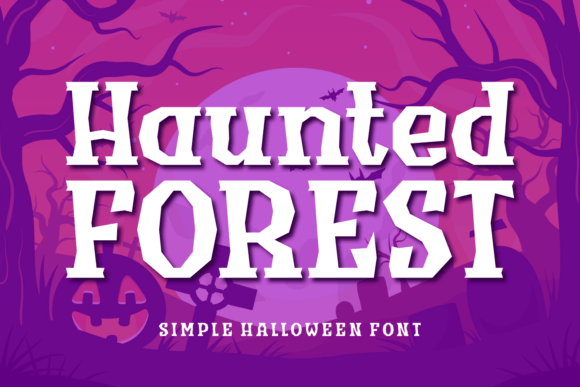 Haunted Forest Font: A Designer’s Halloween Branding Project