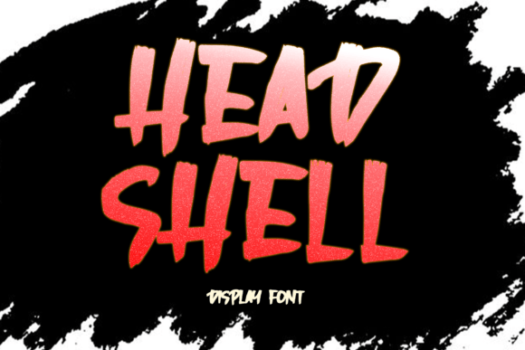 Head Shell Font Review: A Festive Display Typeface for Branding