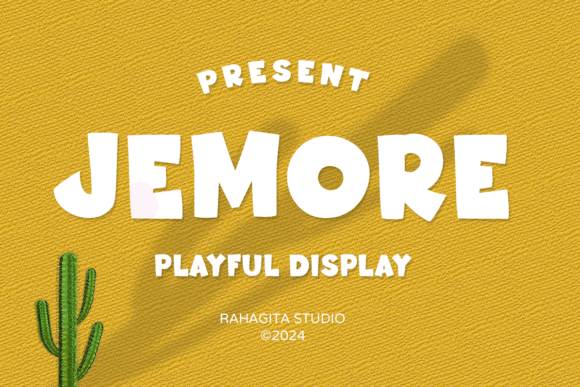 Jemore Display Font Adds Retro Joy to Campaign Design