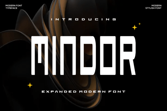 Mindor Font: A Modern Display Typeface for Your Products
