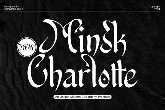 Minsk Charlotte: A Handcrafted Display Font for Your Creative Business