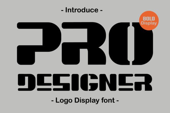 Pro Designer: A Chic Display Font for Editorial Clarity