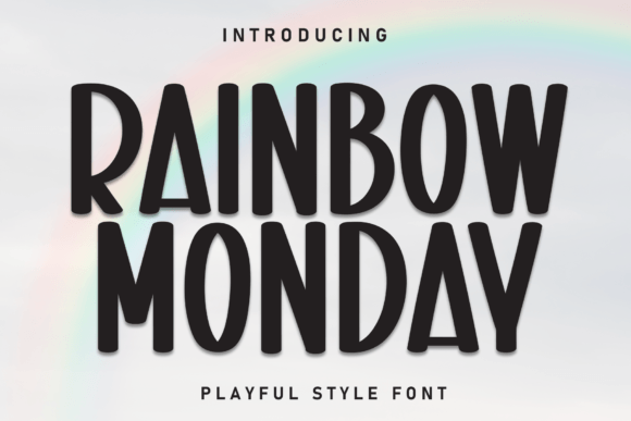 Rainbow Monday Review: A Playful Display Font for Bold Brands