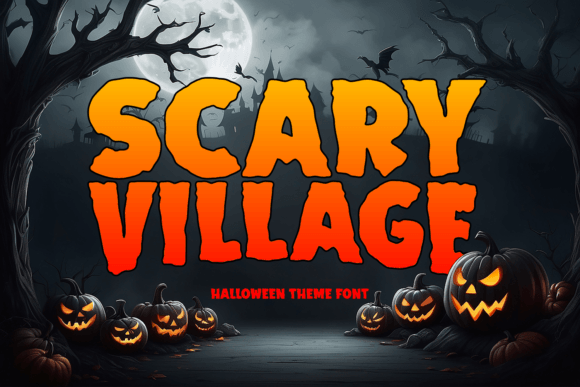 Scary Village: The Display Font That Gives Your Brand Character