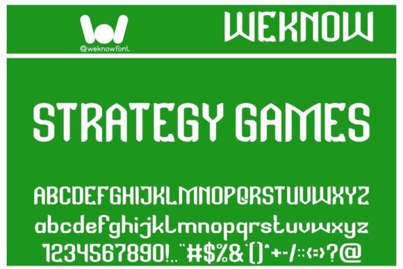 Strategy Games Font: A Display Typeface Built for Digital Campaigns
