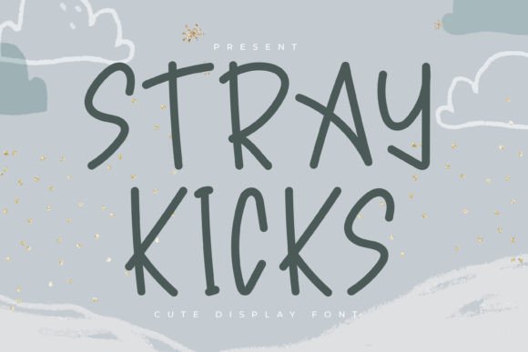 Stray Kicks: A Playful Display Font for Real Branding Work