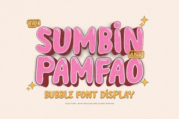 Sumbin Pamfao: A Playful Typeface for Bold Web Headers