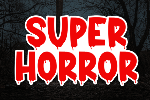 Super Horor: A Display Font That Brings Magic to Small Business Branding