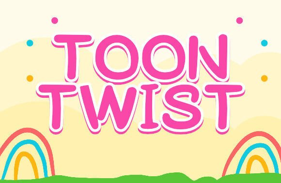 Toontwist: A Playful Display Font for Creative Branding