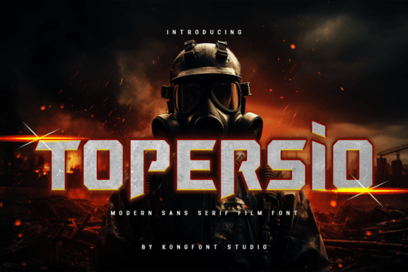 Topersio: A Display Font with Editorial Presence