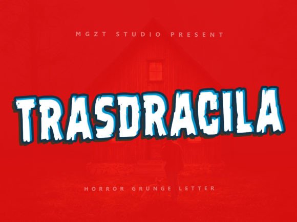 Trasdracila: A Spooky Display Font for Small Business Branding