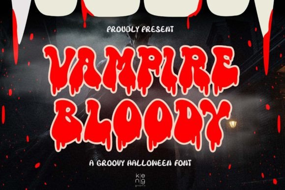 Vampire Bloody: A Display Font That Brings Gothic Elegance to Editorial Design