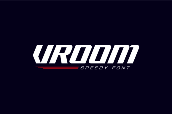 Vroom: A Sporty Display Font for Modern Web Design