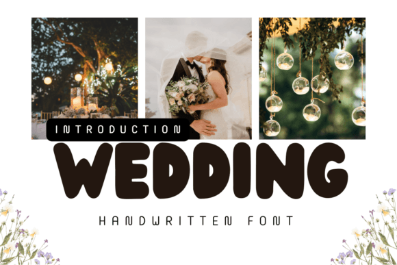 Weeding Font: A Bold Display Typeface for Small Business Branding
